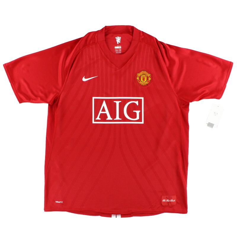 2007-09 Manchester United Nike Home Shirt *w/tags* XL Football Shirt
