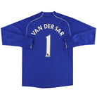 2007-09 Manchester United Nike Goalkeeper Shirt Van Der Sar #1 L Football Shirt