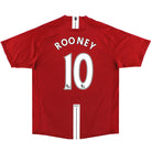 2007-09 Manchester United Nike Home Shirt Rooney #10 L Football Shirt