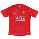 2007-09 Manchester United Nike Home Shirt XL Football Shirt