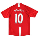 2007-09 Manchester United Nike Home Shirt Rooney #10 M Football Shirt