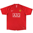 2007-09 Manchester United Nike Home Shirt S Football Shirt