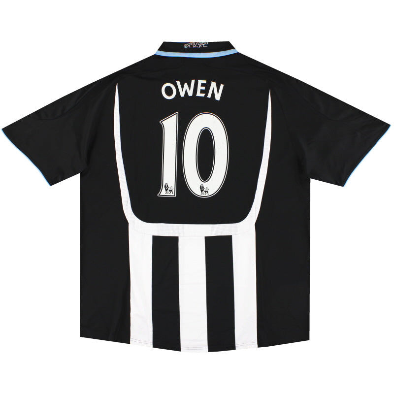 2007-09 Newcastle adidas Home Shirt Owen #10 XXL Football Shirt