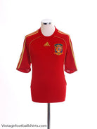 2007-09 Spain Home Shirt S Football Shirt