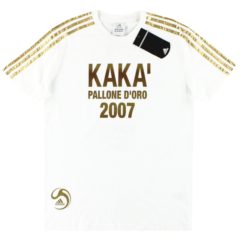 [激レア]00s adidas KAKA PALLONE D'ORO Tシャツ 2007 adidas 'Pallone D'oro Kaka' Graphic Tee *BNIB* 521441
