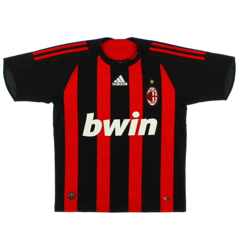 2008-09 AC Milan Home Shirt *Mint* XL Football Shirt