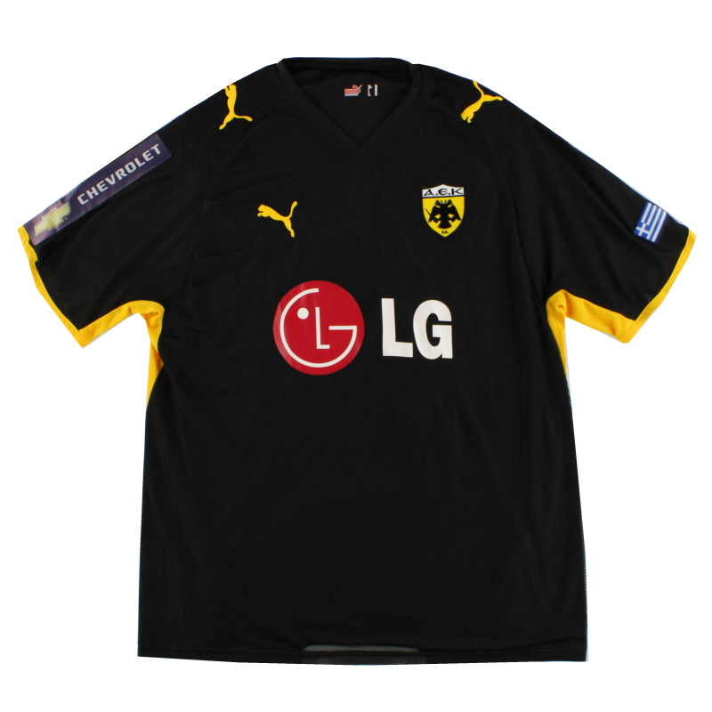 2008-09 AEK Athens Away Shirt *Mint* XL Football Shirt