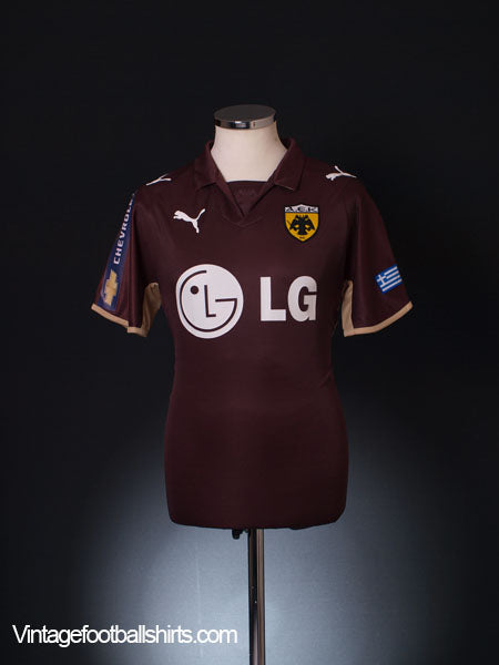 2008-09 AEK Athens Third Shirt S Football Shirt