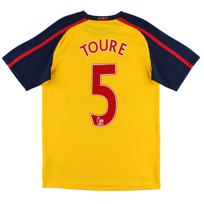 2008-09 Arsenal Away Shirt Toure #5 S Football Shirt
