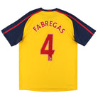 2008-09 Arsenal Nike Away Shirt Fabregas #4 L Football Shirt