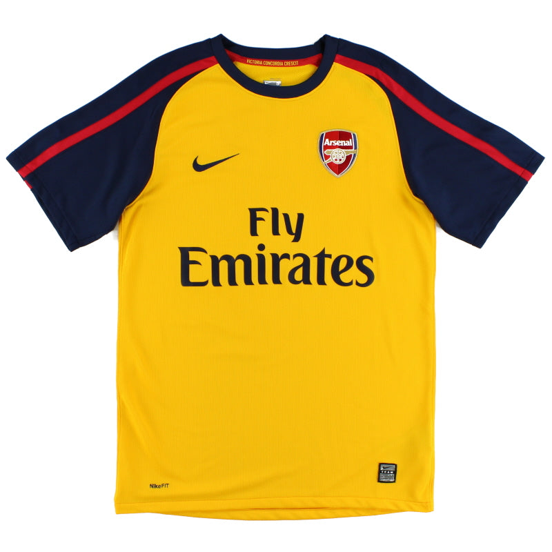2008-09 Arsenal Nike Away Shirt L Football Shirt
