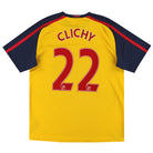 2008-09 Arsenal Nike Away Shirt Clichy #22 L Football Shirt