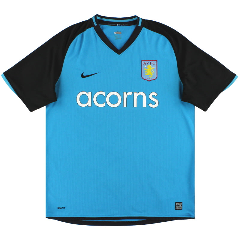 2008-09 Aston Villa Nike Away Shirt XL Football Shirt