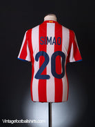 2008-09 Atletico Madrid Home Shirt Simao #20 M Football Shirt