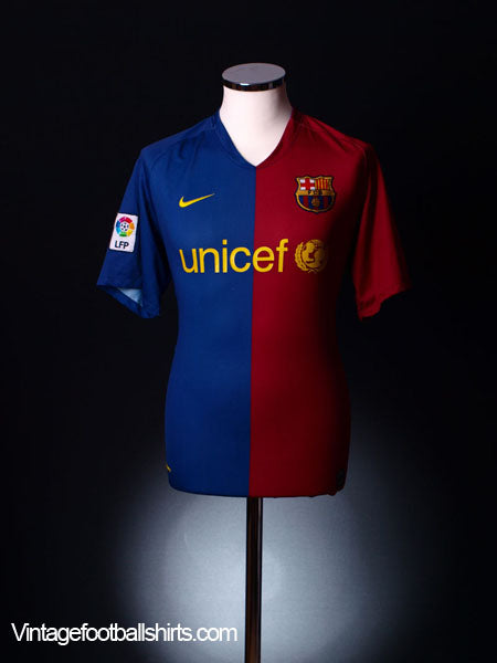2008-09 Barcelona Home Shirt *BNWT* XL Football Shirt