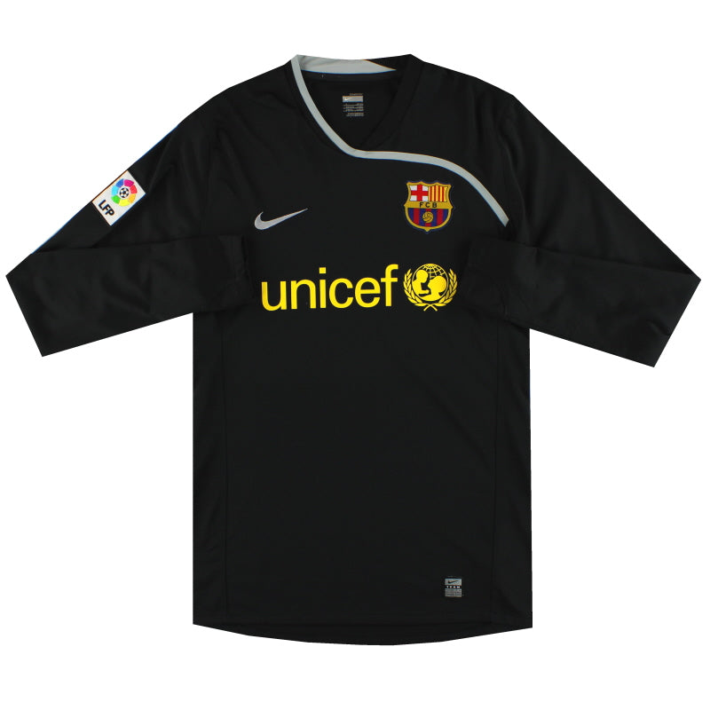 2008-09 Barcelona Nike Goalkeeper Shirt L Football Shirt
