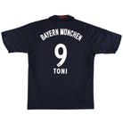 2008-09 Bayern Munich Away Shirt Toni #9 S Football Shirt