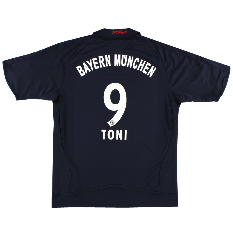 2008-09 Bayern Munich Away Shirt Toni #9 S Football Shirt