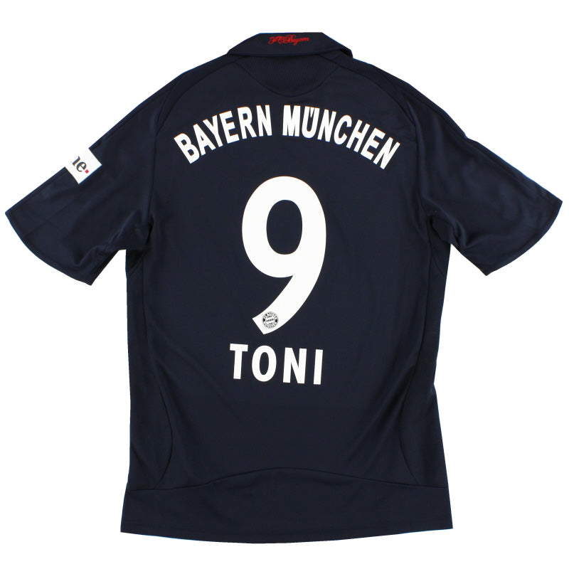 2008-09 Bayern Munich Away Shirt Toni #9 S Football Shirt