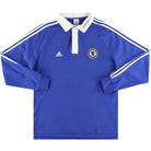 2008-09 Chelsea adidas Polo Shirt L/S M Polo Shirt