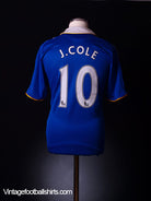 2008-09 Chelsea Home  Shirt J. Cole #10 M Football Shirt