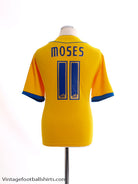 2008-09 Crystal Palace Away Shirt Moses #11 M Football Shirt