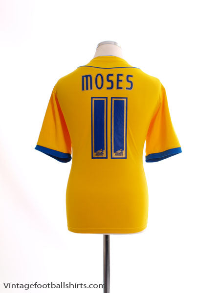 2008-09 Crystal Palace Away Shirt Moses #11 M Football Shirt