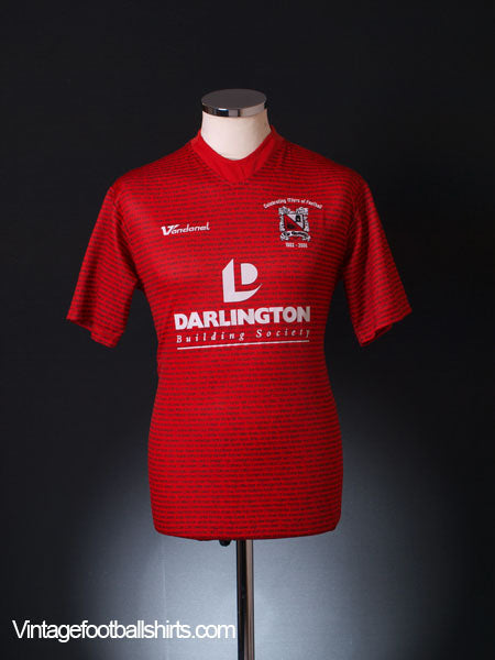 2008-09 Darlington Vandanel '125 Years' Away Shirt S Football Shirt