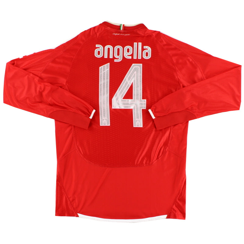 2008-09 Empoli Match Issue Away Shirt Angella #14 L/S XL Football Shirt