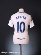 2008-09 Everton Away Shirt Arteta #10 S Football Shirt