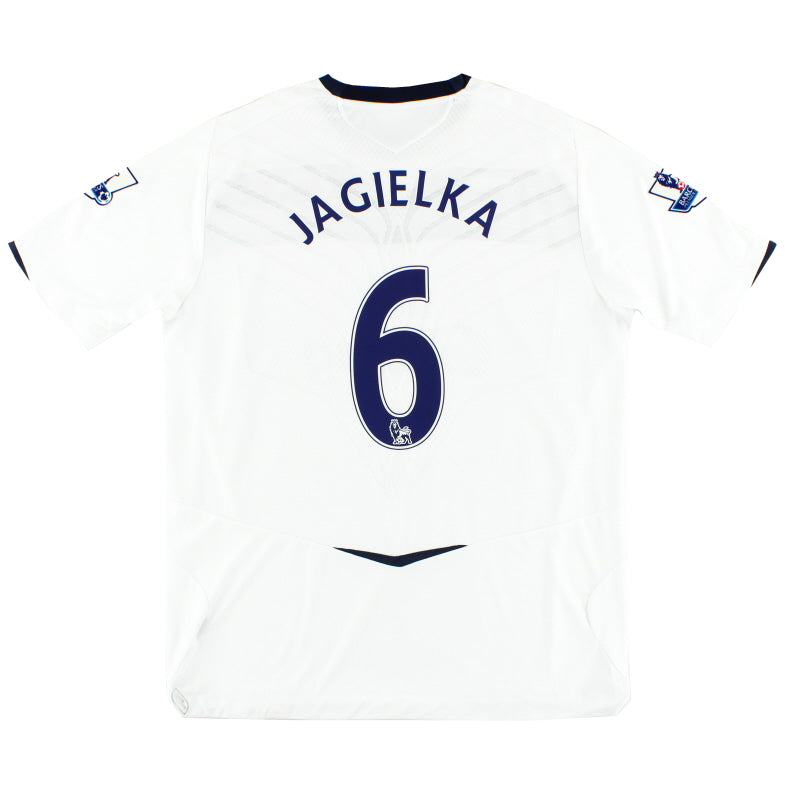 2008-09 Everton Away Shirt Jagielka #6 *Mint* XL Football Shirt