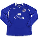 2008-09 Everton Home Shirt L/S *As new* XXL Football Shirt
