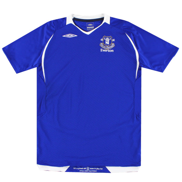 2008-09 Everton Umbro Home Shirt *Mint* XL.Boys | Vintage Football