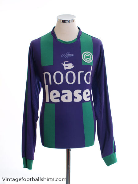 2008-09 FC Groningen Away Shirt L/S L Football Shirt