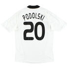 2008-09 Germany adidas Home Shirt Podolski #20 L Football Shirt