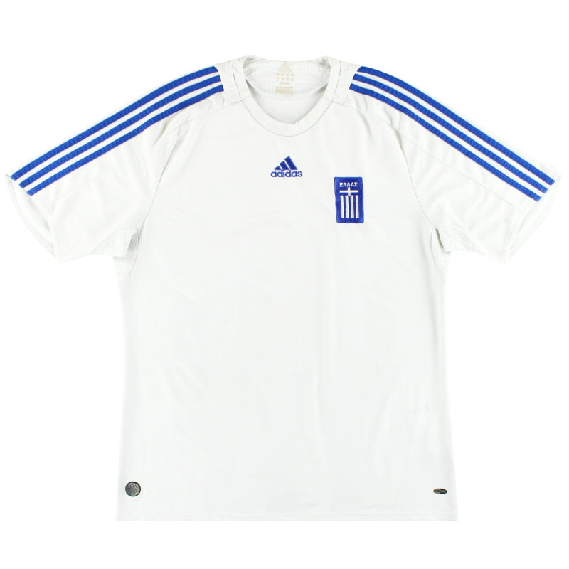 2008-09 Greece adidas Away Shirt M Football Shirt