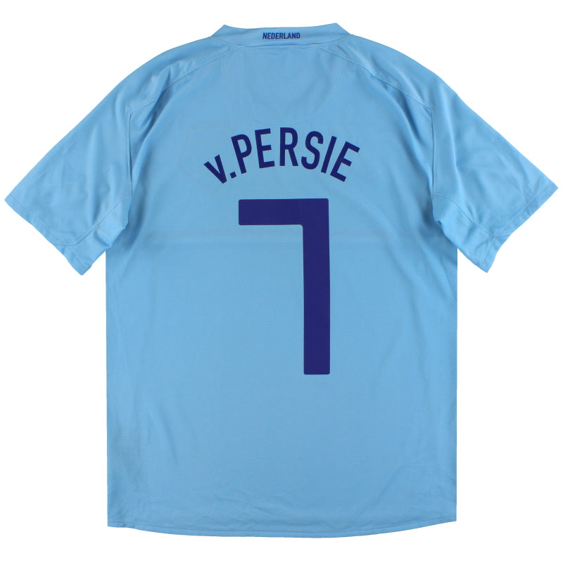 2008-09 Holland Nike Away Shirt v.Persie #7 M Football Shirt