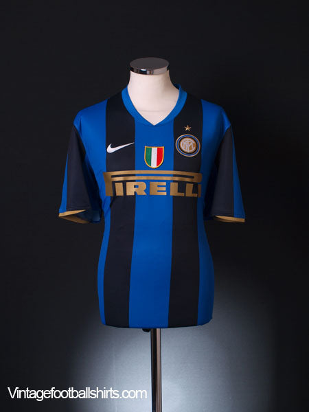 2008-09 Inter Milan Home Shirt XL Football Shirt