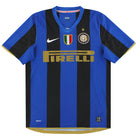 2008-09 Inter Milan Nike Home Shirt M Football Shirt