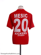2008-09 Kickers Offenback Home Shirt Mesic #20 L Football Shirt
