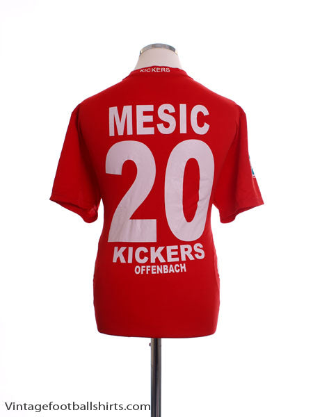 2008-09 Kickers Offenback Home Shirt Mesic #20 L Football Shirt