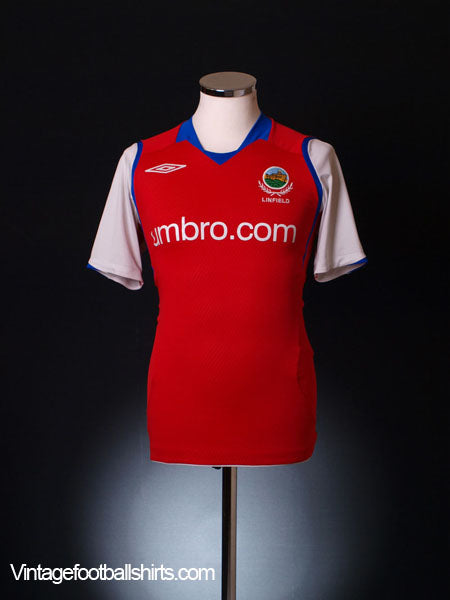 2008-09 Linfield Away Shirt XL Football Shirt