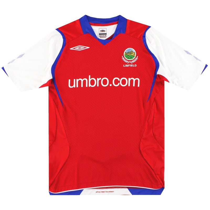 2008-09 Linfield Umbro Away Shirt M Football Shirt