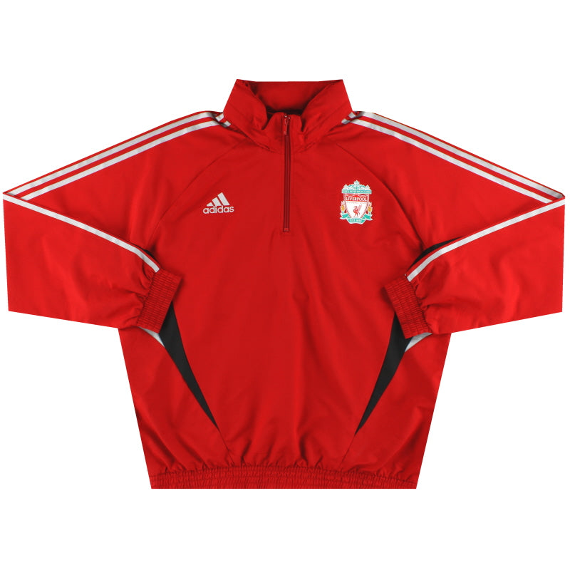 2008-09 Liverpool adidas 1/4 Zip Track Jacket XL 532829 | Vintage