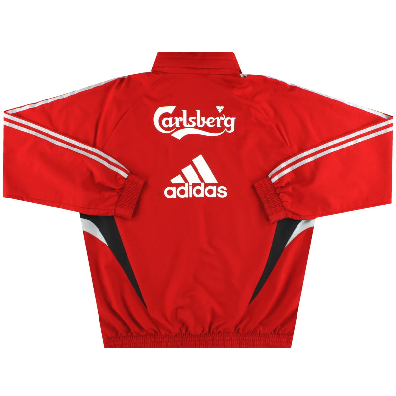 2008-09 Liverpool adidas 1/4 Zip Track Jacket XL 532829 | Vintage