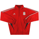 2008-09 Liverpool adidas 'Formotion' 1/4 Zip Track Jacket L Jacket