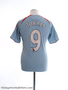 2008-09 Liverpool Away Shirt Torres #9 Y Football Shirt