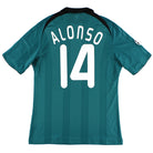 2008-09 Liverpool CL Third Shirt Alonso #14 M Football Shirt