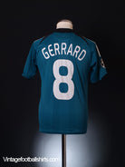 2008-09 Liverpool European Third Shirt Gerrard #8 XS Football Shirt