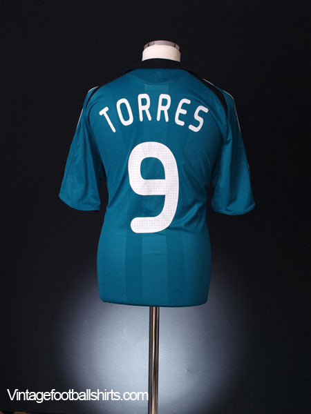 2008-09 Liverpool European Third Shirt Torres #9 *Mint* L Football Shirt